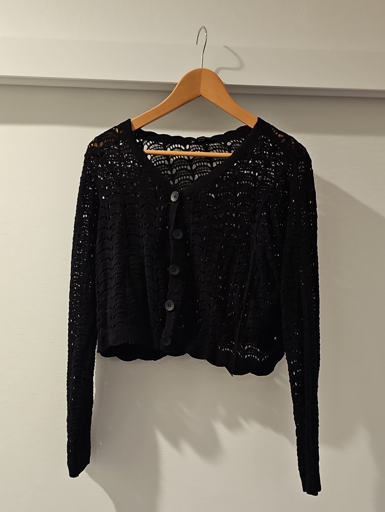 Aqua Crochet Cardigan